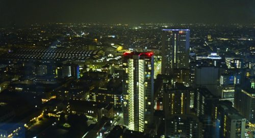 Cena Palazzo Lombardia_vista dalla terrazza